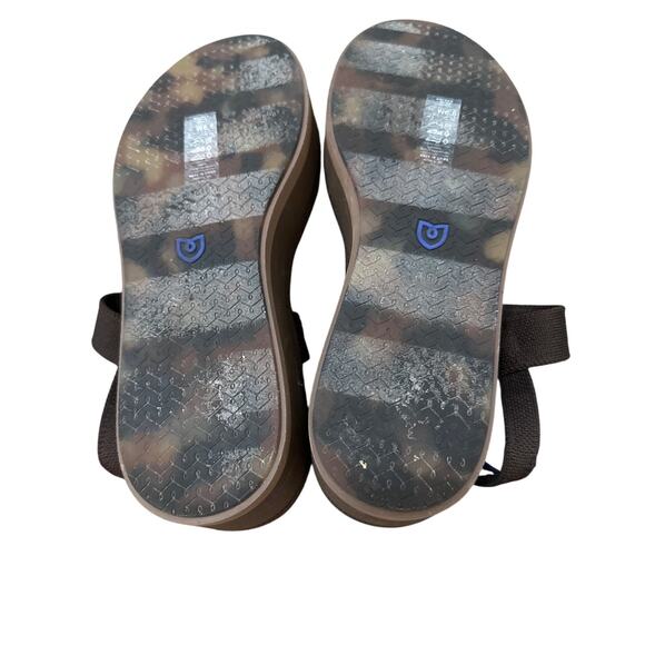 Rothy's The Lightweight Wedge Sandal Cardamom Size 6.5 New - Picture 5 of 7